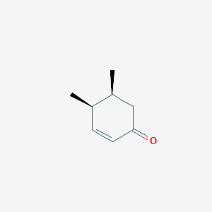 molecular formula C8H12O B12563899 (4S,5S)-4,5-Dimethylcyclohex-2-en-1-one CAS No. 194606-60-5