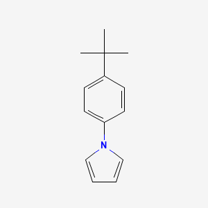 molecular formula C14H17N B12563909 1H-Pyrrole, 1-[4-(1,1-dimethylethyl)phenyl]- CAS No. 201036-30-8
