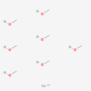 molecular formula C7H28CoO7+2 B12563939 Cobalt(2+);methanol CAS No. 198469-84-0