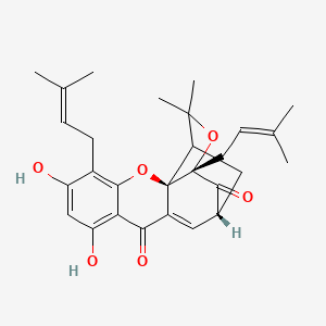 molecular formula C28H32O6 B1256395 Forbesione 