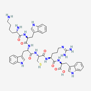 molecular formula C48H61N13O7S B12563978 KWWCRW CAS No. 292148-25-5