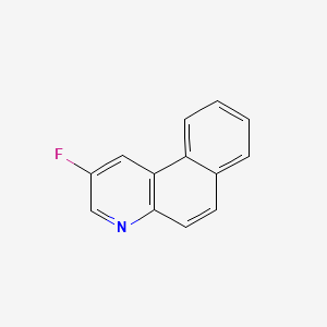 molecular formula C13H8FN B12564009 2-Fluorobenzo[f]quinoline CAS No. 163275-65-8