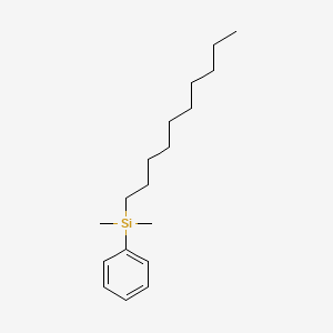 molecular formula C18H32Si B12564151 Decyl(dimethyl)phenylsilane CAS No. 180907-59-9