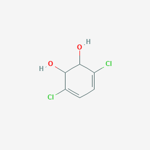 molecular formula C6H6Cl2O2 B12564181 3,5-Cyclohexadiene-1,2-diol, 3,6-dichloro- CAS No. 185195-45-3