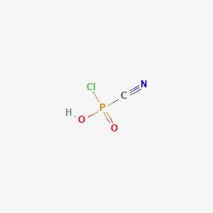 molecular formula CHClNO2P B12564187 Phosphorochloridocyanidic acid CAS No. 144304-53-0