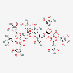 molecular formula C75H56O48 B1256420 Cocciferin D1 