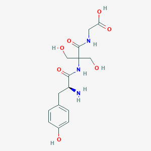molecular formula C15H21N3O7 B12564241 L-Tyrosyl-2-(hydroxymethyl)serylglycine CAS No. 190062-58-9