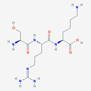molecular formula C15H31N7O5 B12564304 Ser-Arg-Lys CAS No. 190248-72-7
