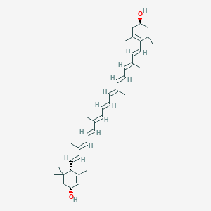 molecular formula C40H56O2 B1256438 Lutein F 