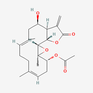 molecular formula C22H30O6 B1256446 Michaolide F 