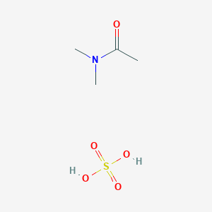 molecular formula C4H11NO5S B12564460 Sulfuric acid--N,N-dimethylacetamide (1/1) CAS No. 189764-45-2