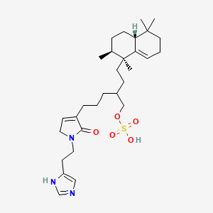 molecular formula C30H47N3O5S B1256447 fasciospongine A 