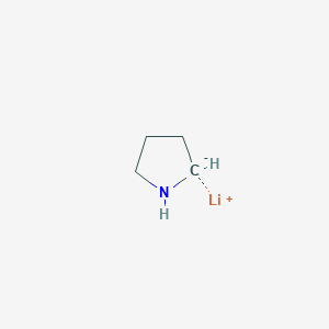 molecular formula C4H8LiN B12564561 lithium;pyrrolidin-5-ide CAS No. 192819-85-5