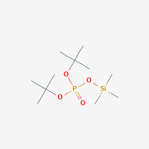 molecular formula C11H27O4PSi B12564592 Di-tert-butyl trimethylsilyl phosphate CAS No. 143143-96-8