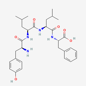 molecular formula C30H42N4O6 B12564617 L-Tyrosyl-L-leucyl-L-leucyl-L-phenylalanine CAS No. 198333-53-8