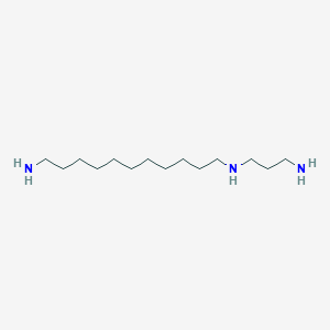 molecular formula C14H33N3 B12564747 N~1~-(3-Aminopropyl)undecane-1,11-diamine CAS No. 144222-29-7
