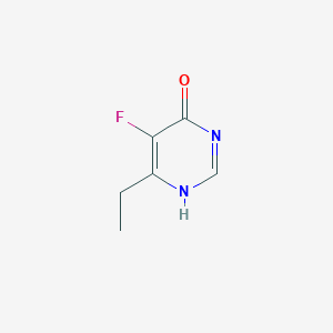 B125648 4-Ethyl-5-fluoro-6-hydroxypyrimidine CAS No. 137234-87-8