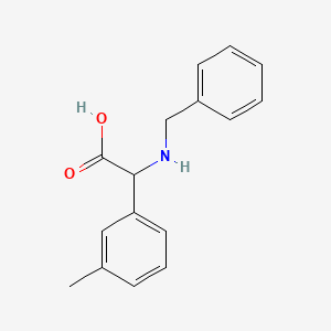 molecular formula C16H17NO2 B12564803 2-Benzylamino-2-M-tolylacetic acid CAS No. 271583-30-3