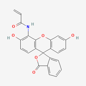 molecular formula C23H15NO6 B1256498 4-Acrylamidofluorescein 