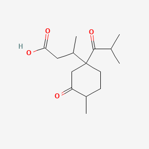 molecular formula C15H24O4 B1256501 Acoric acid 