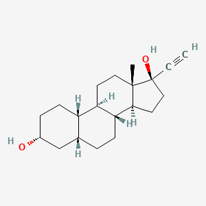 molecular formula C20H30O2 B1256507 Tetrahydronorethindrone CAS No. 25796-09-2