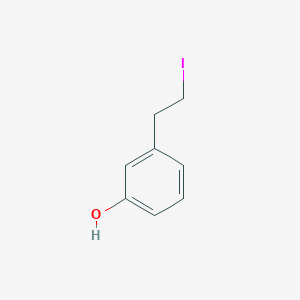molecular formula C8H9IO B12565075 3-(2-Iodoethyl)phenol CAS No. 168912-62-7