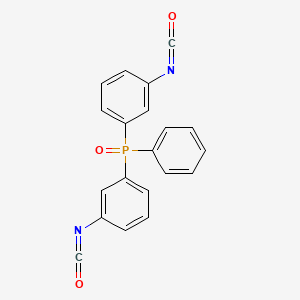 molecular formula C20H13N2O3P B12565212 Bis(3-isocyanatophenyl)phenylphosphine oxide CAS No. 192704-17-9