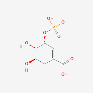 molecular formula C7H8O8P-3 B1256526 3-Phosphoshikimate 