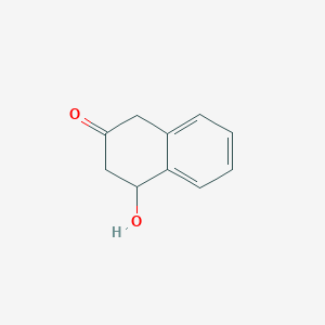 molecular formula C10H10O2 B12565295 4-Hydroxy-3,4-dihydronaphthalen-2(1H)-one CAS No. 183999-84-0