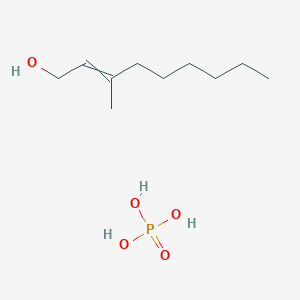 molecular formula C10H23O5P B12565342 Phosphoric acid--3-methylnon-2-en-1-ol (1/1) CAS No. 188928-55-4
