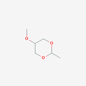 molecular formula C6H12O3 B12565400 5-Methoxy-2-methyl-1,3-dioxane CAS No. 190019-32-0