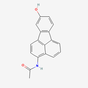 molecular formula C18H13NO2 B12565454 3-Acetamidofluoranthen-9-ol CAS No. 192705-54-7