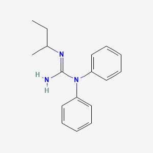 molecular formula C17H21N3 B12565482 N''-Butan-2-yl-N,N-diphenylguanidine CAS No. 171767-35-4
