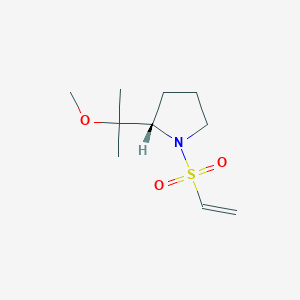 molecular formula C10H19NO3S B12565533 (2S)-1-(Ethenesulfonyl)-2-(2-methoxypropan-2-yl)pyrrolidine CAS No. 190510-68-0