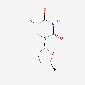 molecular formula C10H14N2O3 B1256559 3',5'-Dideoxythymidine CAS No. 29108-89-2