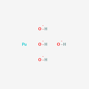 molecular formula H4O4Pu-4 B1256566 Plutonium;tetrahydroxide CAS No. 62852-54-4
