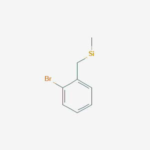 molecular formula C8H9BrSi B12565697 CID 71345147 CAS No. 143629-01-0