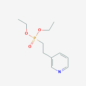 molecular formula C11H18NO3P B12565814 Diethyl [2-(pyridin-3-yl)ethyl]phosphonate CAS No. 261958-75-2