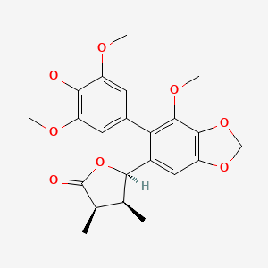 molecular formula C23H26O8 B1256582 Eupomatilone 4 