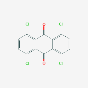molecular formula C14H4Cl4O2 B125659 1,4,5,8-Tetrachloroanthraquinone CAS No. 81-58-3
