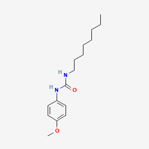 molecular formula C16H26N2O2 B12565904 N-(4-Methoxyphenyl)-N'-octylurea CAS No. 183786-41-6