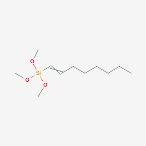 molecular formula C11H24O3Si B12565918 Trimethoxy(oct-1-EN-1-YL)silane CAS No. 172264-71-0