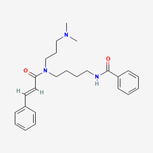 molecular formula C25H33N3O2 B1256601 Dovyalicin F 