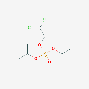 molecular formula C8H17Cl2O4P B12566050 2,2-Dichloroethyl dipropan-2-yl phosphate CAS No. 183997-41-3