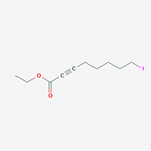 molecular formula C10H15IO2 B12566058 Ethyl 8-iodooct-2-ynoate CAS No. 197090-72-5
