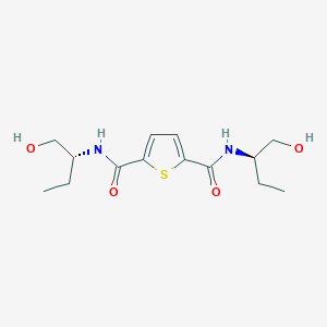 molecular formula C14H22N2O4S B12566072 N~2~,N~5~-Bis[(2R)-1-hydroxybutan-2-yl]thiophene-2,5-dicarboxamide CAS No. 193140-22-6