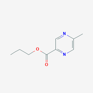 molecular formula C9H12N2O2 B12566078 Propyl 5-methylpyrazine-2-carboxylate CAS No. 169335-36-8