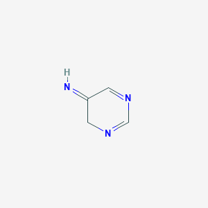 molecular formula C4H5N3 B12566086 5(4H)-Pyrimidinimine CAS No. 220560-92-9