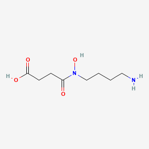 N-(3-carboxypropanoyl)-N-hydroxyputrescine