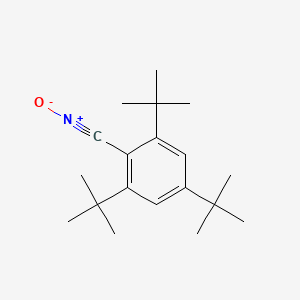 molecular formula C19H29NO B12566131 Benzonitrile, 2,4,6-tris(1,1-dimethylethyl)-, N-oxide CAS No. 193344-24-0